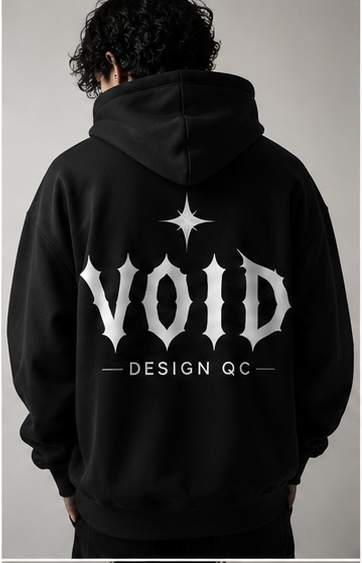 hoodie confortable void design qc