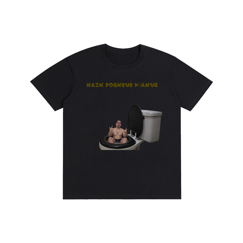 le nain pogneur void design qc Pure Cotton Unisex T-Shirt