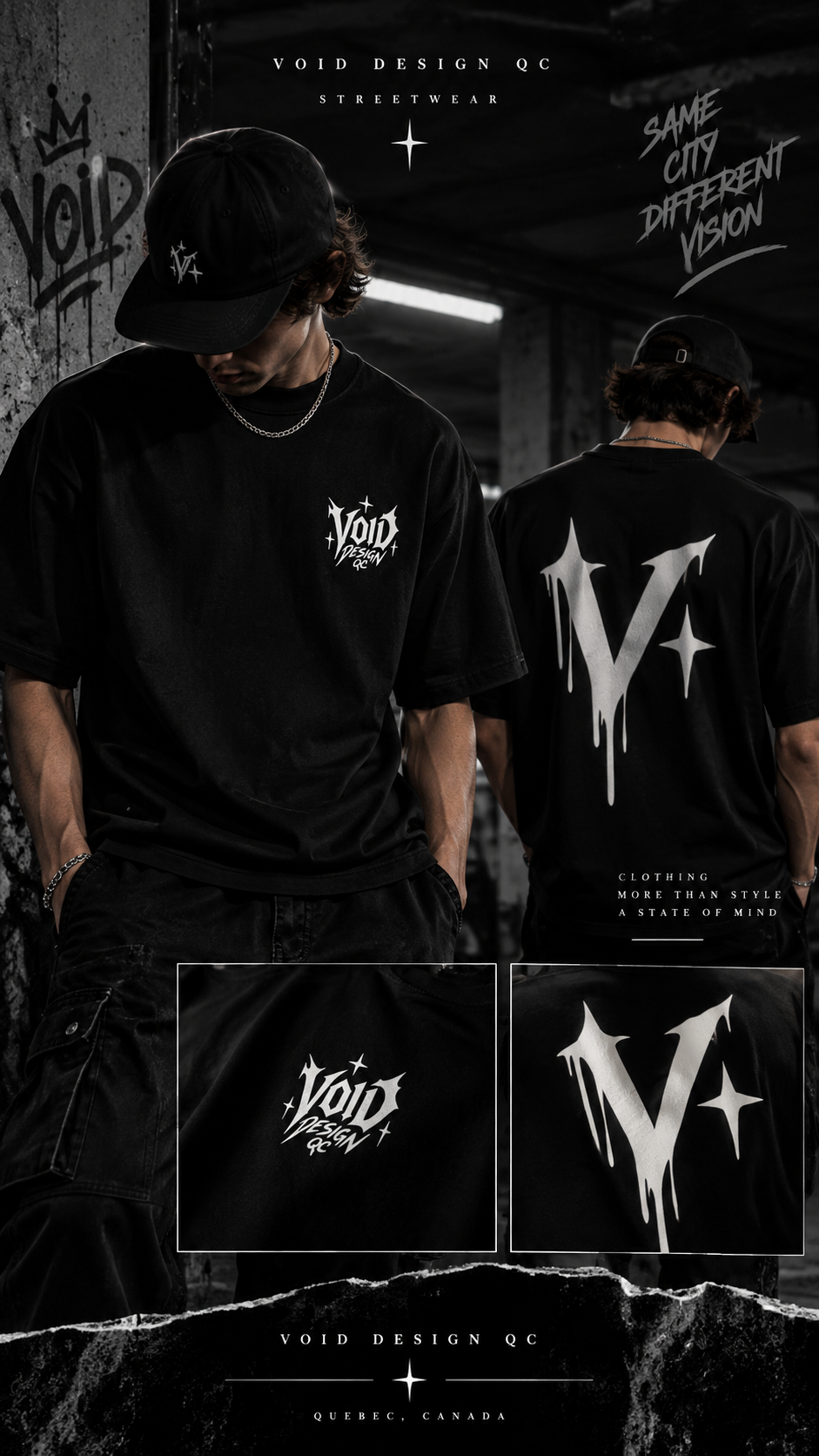 T shirt void design