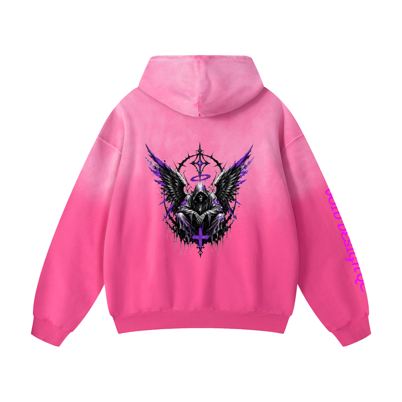 void design qc Heavyweight Sunfade Oversized Hoodie